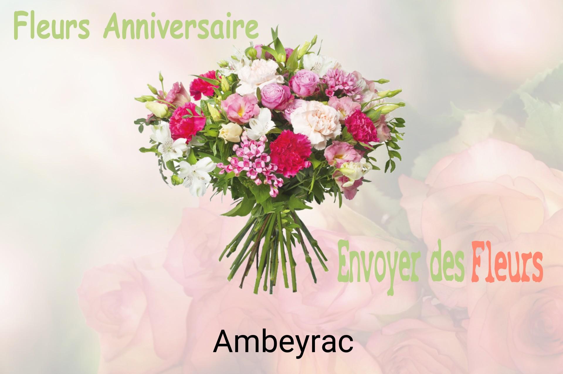 Bouquet de fleurs d’anniversaire livré à Ambeyrac