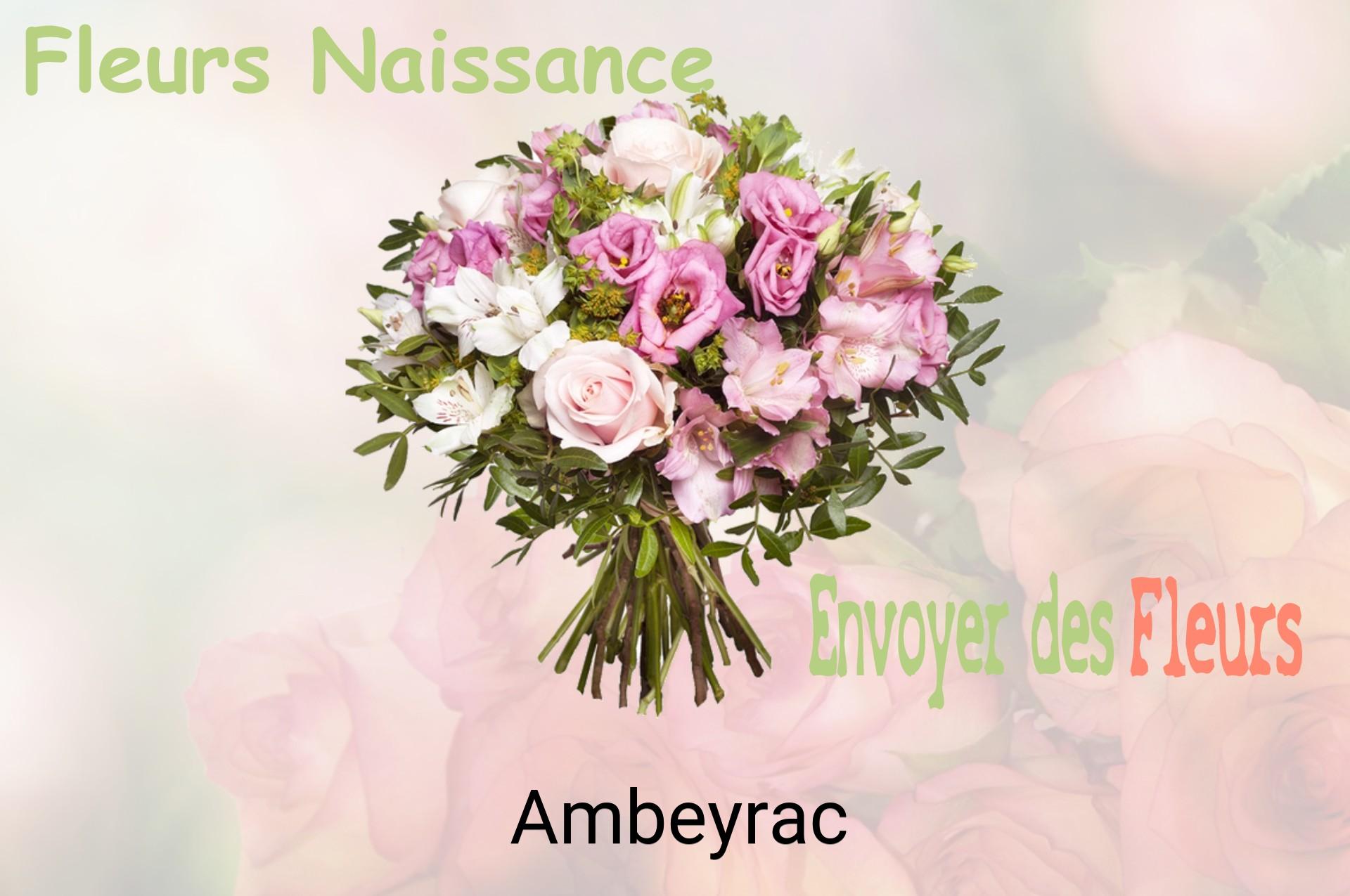 Bouquet de fleurs de naissance livré à Ambeyrac